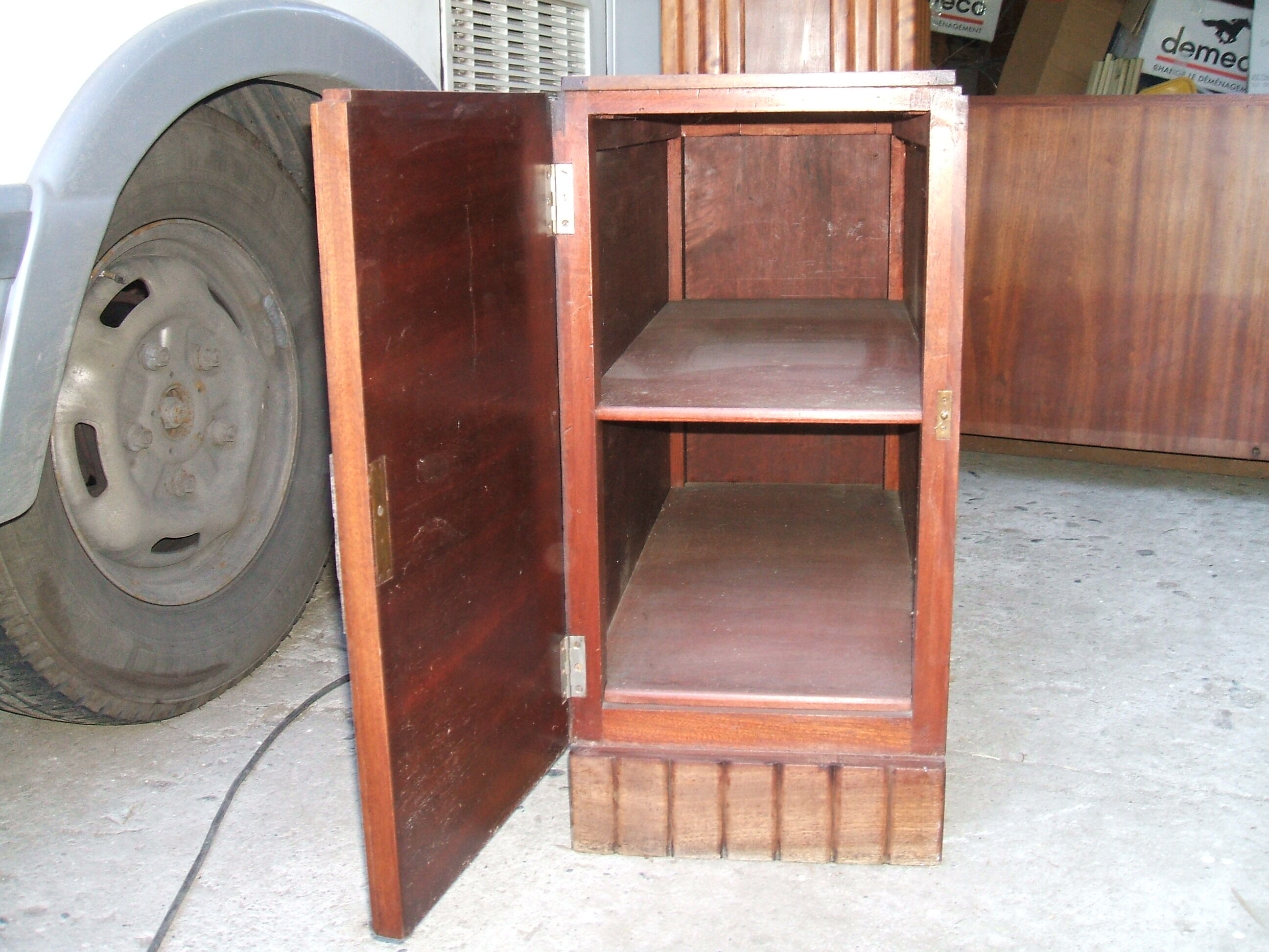 Art deco side tables pair
