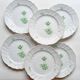 Set of 6 plates hutschenreuther germany dresden 1966