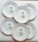 Set of 6 plates hutschenreuther germany dresden 1966