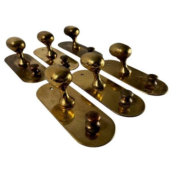 Super Brass Coat Hanger attributed to L. Caccia Dominioni for Azucena, 1962