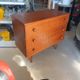 Vintage chest of drawers with tapered legs