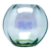 Art Deco sphere vase, glass, Niemen Glassworks, Poland, 1930s