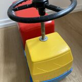 Kiddicraft vintage red blue and yellow children's carrier truck