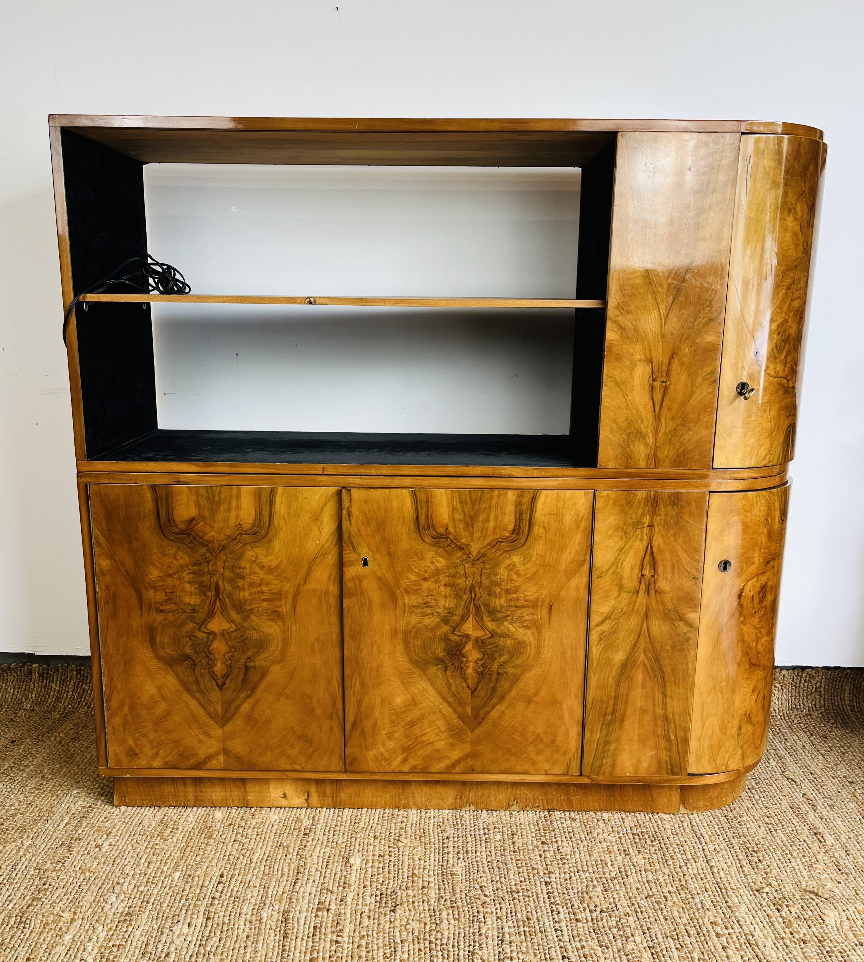 Meuble bar Art déco vers 1930