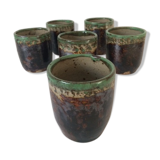 6 cups cups made of sandstone