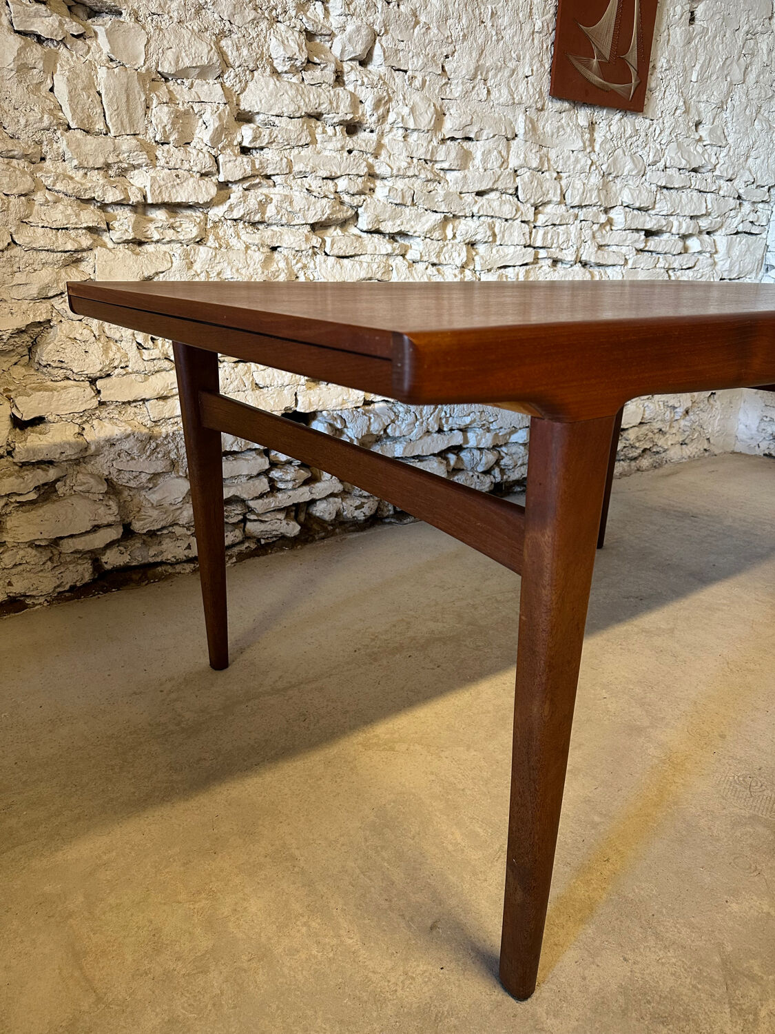 Scandinavian extendable dining table - Vintage