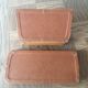 Empty pocket and letter holder in brown leather - vintage