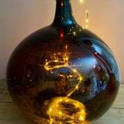 Dame-jeanne ancienne ambrée 25-30L