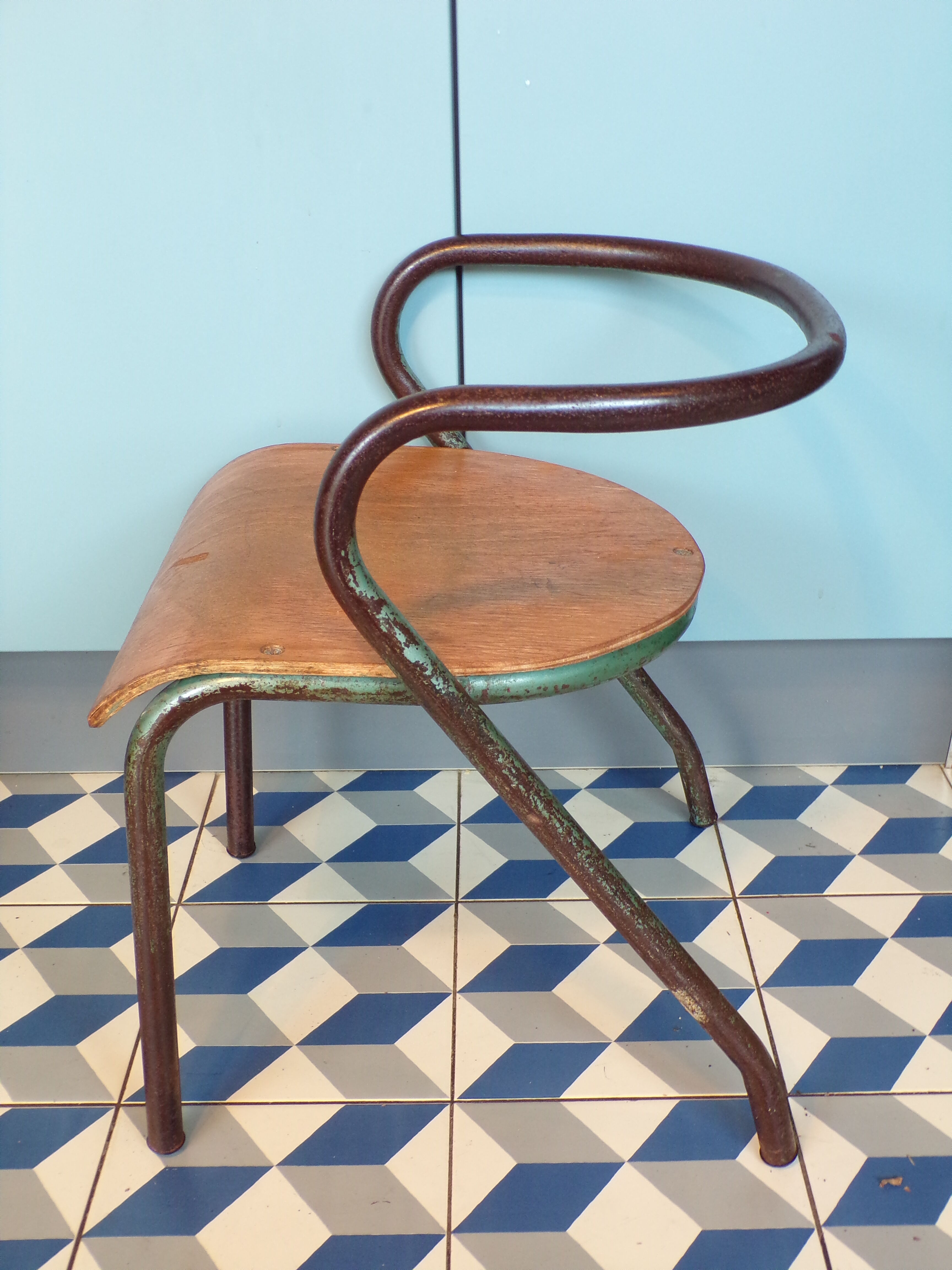 Chaise Hitier enfant vintage