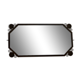 Art deco wrought iron mirror