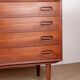 Large double chest of drawers, Danish in teak, 8 drawers, by Dyrlund 1960.