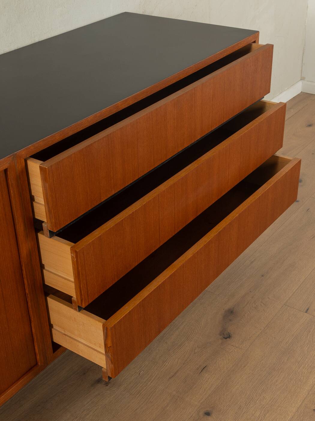 60s Sideboard with Drawers, Bauhaus Style