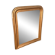 Rounded rectangular mirror in gold