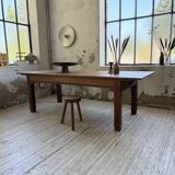 Country farmhouse table in solid beech and oak 2.5m XL