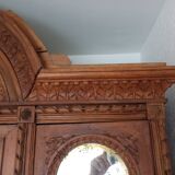 Old and large 3-door wardrobe