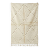 Berber rug with white diamonds 150x250 cm
