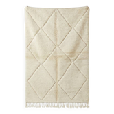 Berber rug with white diamonds