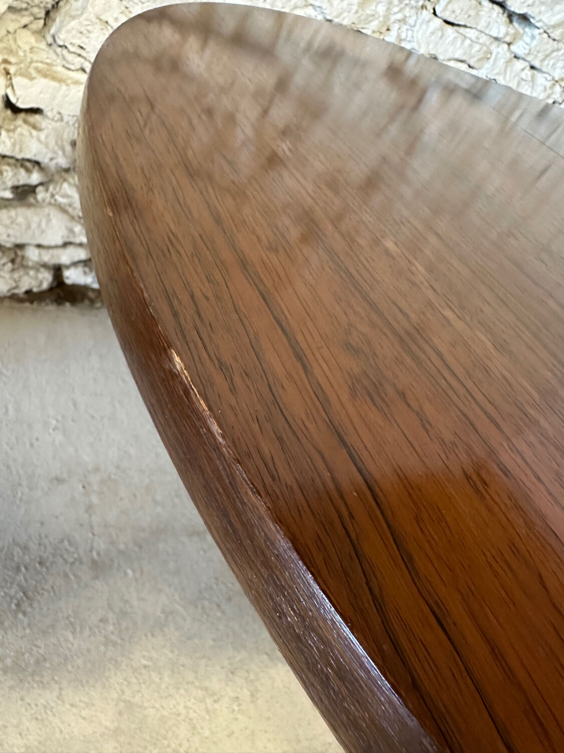 Vintage rosewood extendable dining table