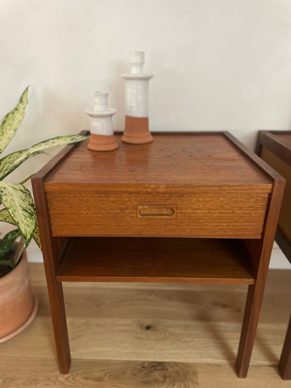 Vintage teak bedside tables – Gillis Lundgren “System” – IKEA 1960