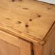 Antique Pine Biedermeier Cabinet with Four Drawers