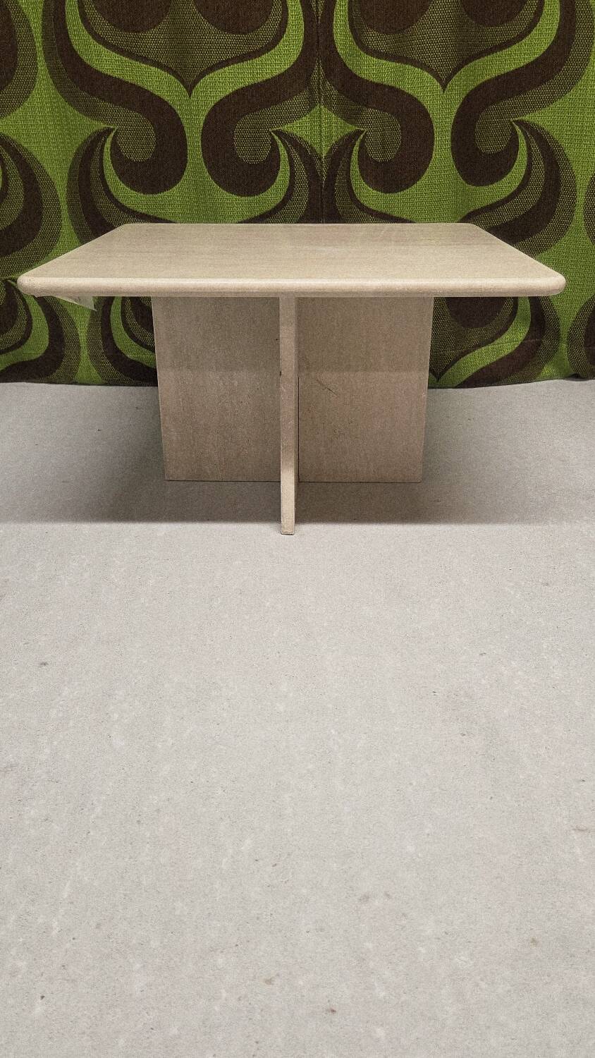 Travertine table