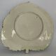 Plat barbotine, feuille de chou