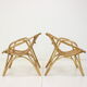 Pair of Alan Fuchs Rattan Lounge Ch, 60s