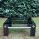 Wengé and Smoked Glass Coffee Table By Martin Visser For Spectrum Ca. 1970s