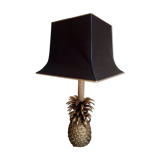 Lampe ananas en bronze