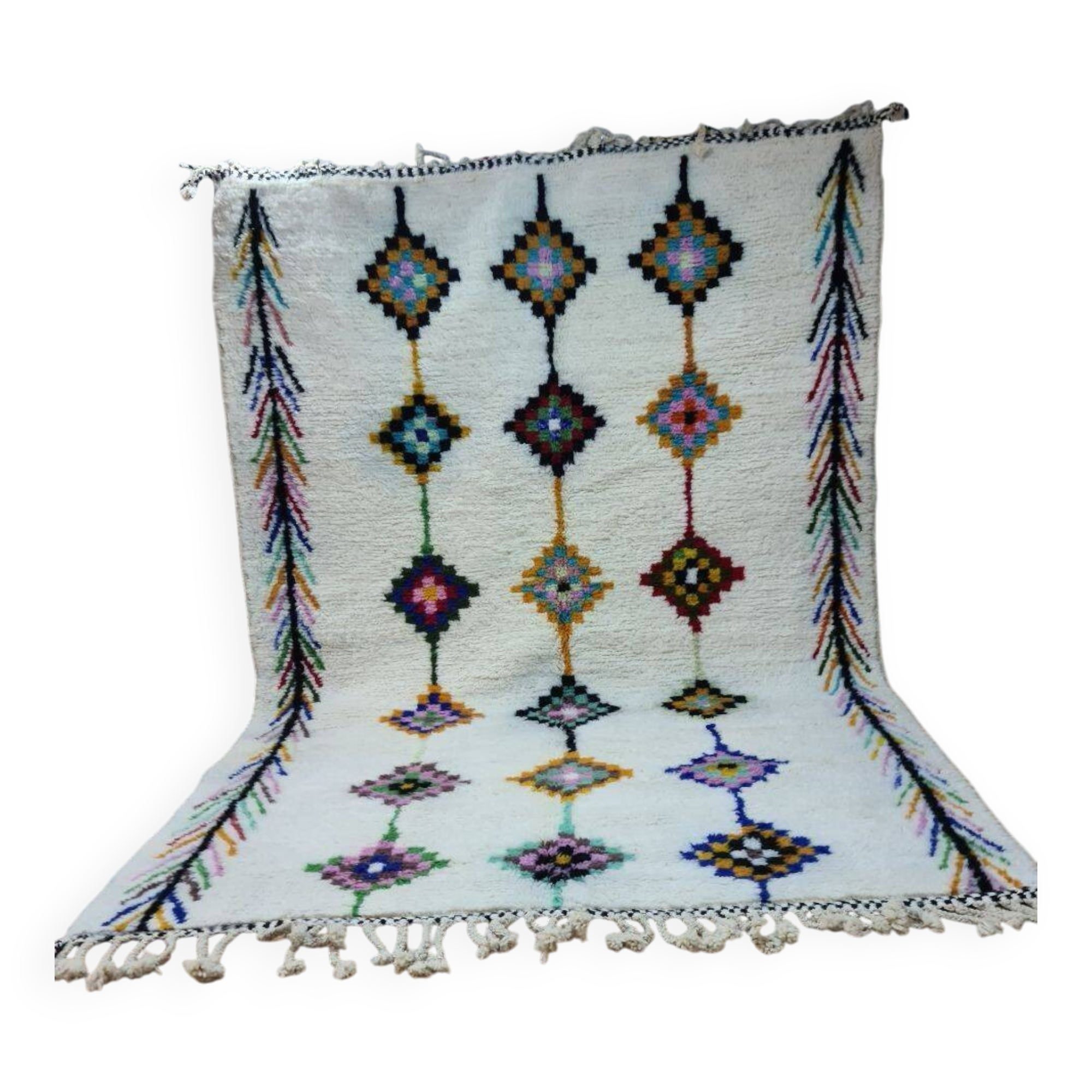Beni Mrirt Rug 100% Natural Wool – Luxury and Berber Craftsmanship
