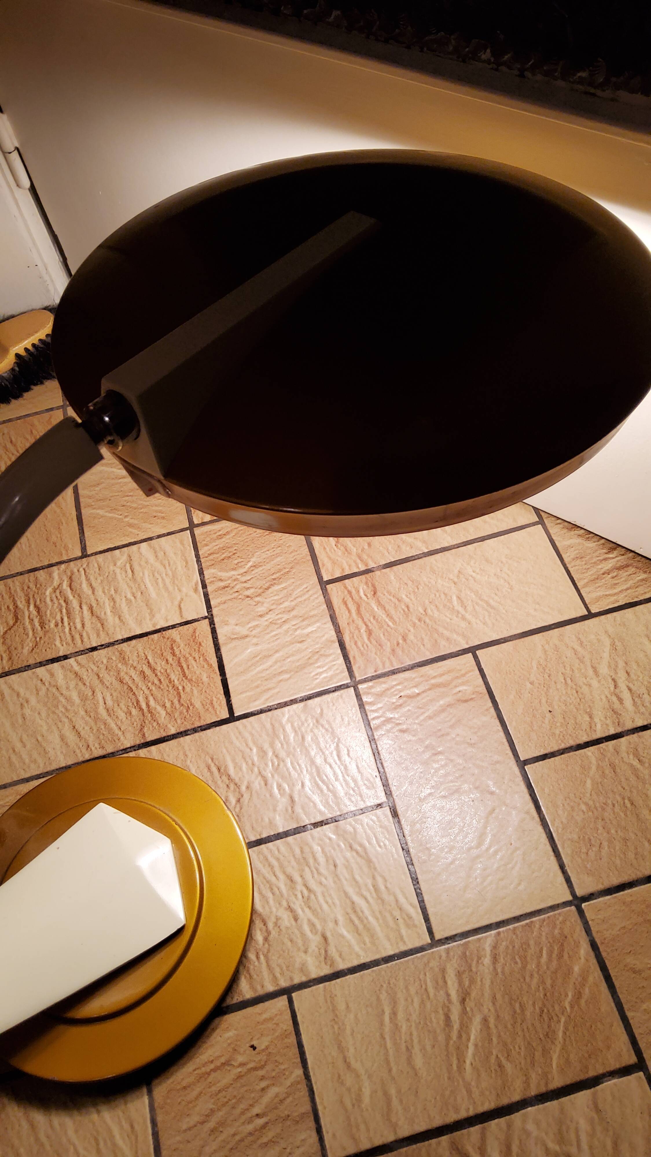 Fase boomerang desk lamp of the 70s