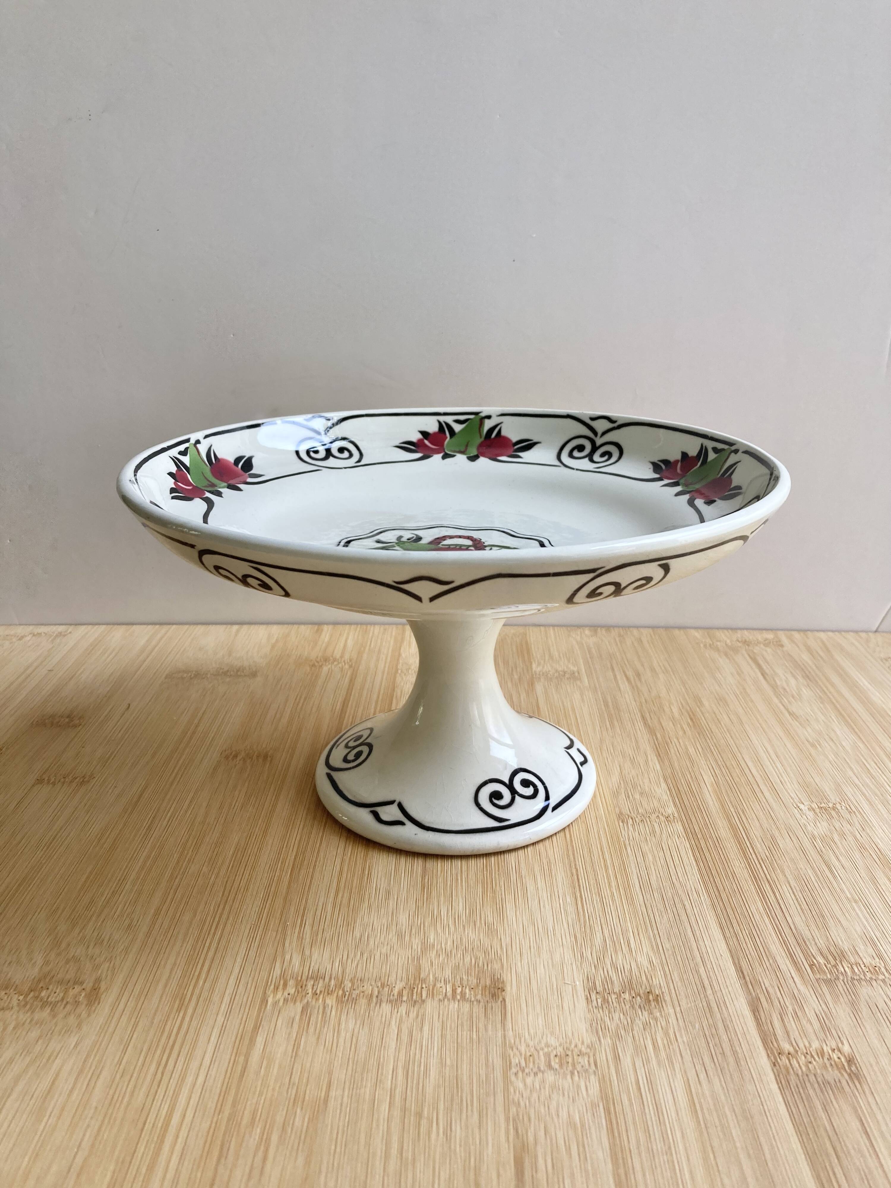 Art Deco Fruit Bowl - Boch Frères Keramis