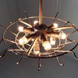 Kalmar candlestick with ice glass discs 1960's