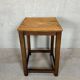 Brutalist side or plant table – oak