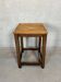 Brutalist side or plant table – oak