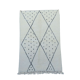 Berber diamond and black dot rug 140 X 220 cm