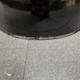 Black enamel Bauhaus factory lamp from Industria Rotterdam