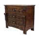 Vintage Carved Oak Cabinet/Chest of Drawers with Mythical Figures