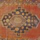 Oushak Vintage Handmade Wool Rug