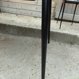 Set table and 4 chairs formica marbled black kitchen