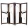 Art Deco style screen in wood and leaded glass