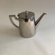 Silver metal teapot