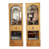 Pair of mirror panels