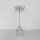 Standing chrome-plated Tubax coat rack