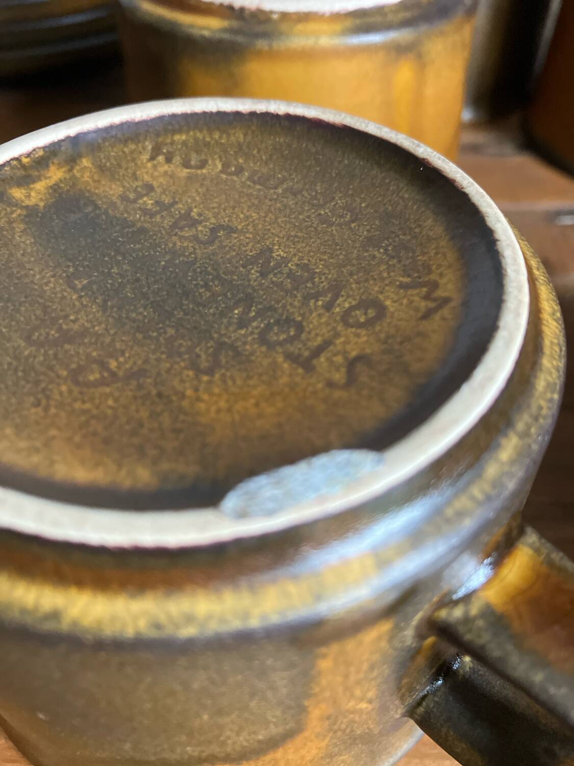 6 West German coffee cups