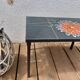 Small ceramic tile table
