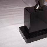 Lamp marble bust horse - early 1970s