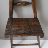 Oak floor shelf
