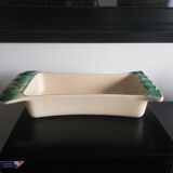 Earthenware terrine-shaped asparagus dish