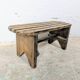 Antique slatted footrest